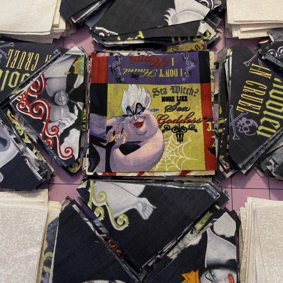 Disney Villains Quilt Top Pieces - Picture 4 of 7